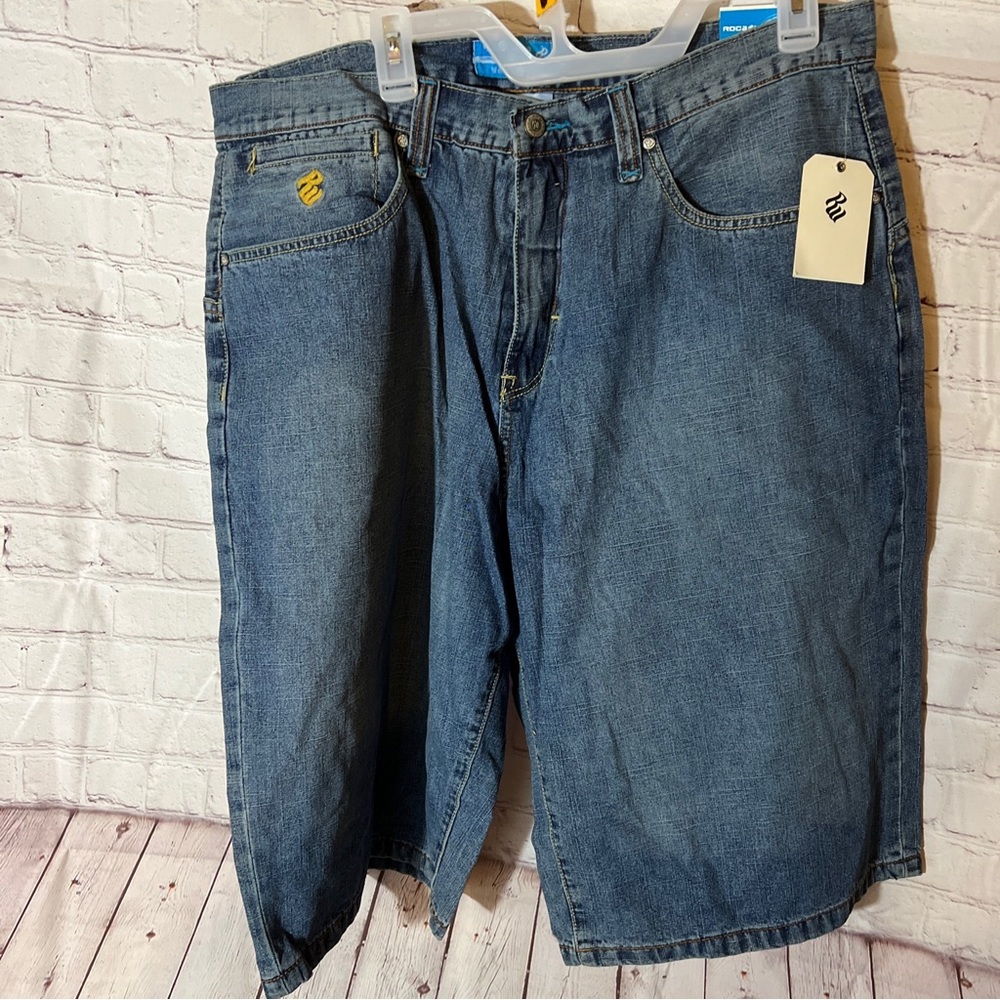 Vintage Rocawear Blue Jean Shorts NWT